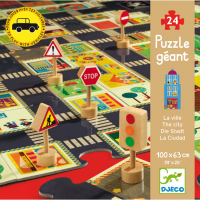 Városi közlekedés - óriás padló puzzle